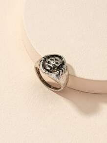 Hombres Anillo con diseño de cráneo