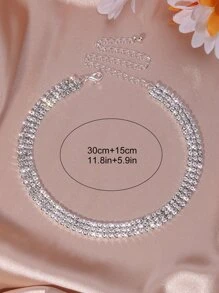 Rhinestone Chain Choker