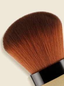 Maange 1支方形手柄可收縮化妝掃,粉底掃,腮紅掃,毛柔軟,易攜帶的化妝工具,旅行化妝刷 - 金色 - 查看 4