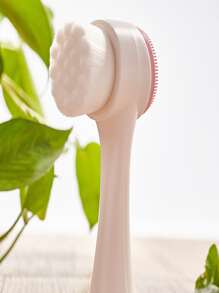 1 件双头随机颜色面部清洁刷、护肤、房间装饰、家居装饰、卧室装饰、浴室、圣诞礼物、浴室装饰、旅行、旅行用品、婚礼、圣诞派对、妈妈礼物、家居、房间、家居装饰、圣诞礼物、送给妈妈的礼物、生日、粉色房间装饰、客厅装饰、卧室、男士礼物、爸爸礼物、蘑菇、新年、妈妈、配饰、送给爸爸的礼物、朋友、有趣的礼物 - 彩色 - 查看 3