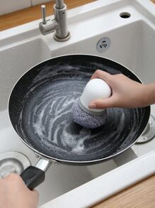 1pc Pot Cleaning Brush - Multicolor - View 1