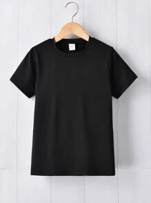 Boys Slogan Graphic Tee - Black - View 2