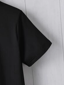 Boys Slogan Graphic Tee - Black - View 5