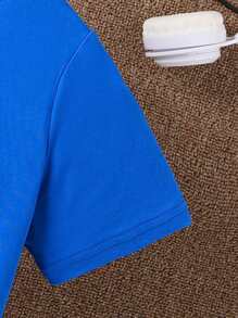 Boys Gamepad & Slogan Graphic Tee - Royal Blue - View 4