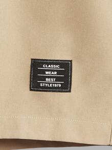 Manfinity RebelGame Men Cartoon Graphic Tee & Drawstring Waist Shorts - Multicolor - View 4