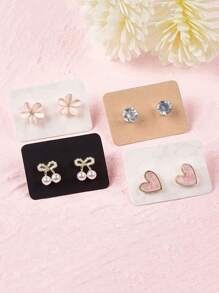 100 thẻ đựng trang sức màu ngẫu nhiên, quà tặng cho ngày Valentine và dịp tựu trường. - Nhiều màu - Xem 4