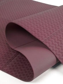 1 pieza Alfombra 183*61CM plegable Yoga - Burdeos - Ver 8
