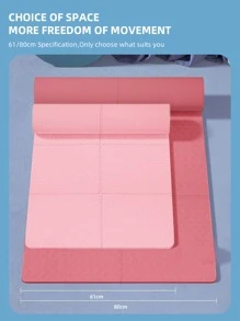 1 pieza 183*80CM Esterilla de yoga plegable - Rosa - Ver 6