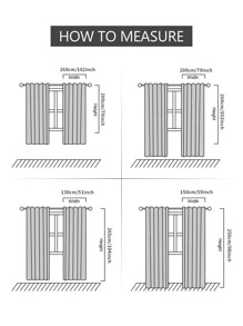 卷軸刺繡1片遮光窗簾 - 彩色 - 查看 2