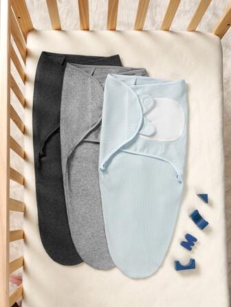 3 st Baby Andningsbar lindningsfilt Love Valentine