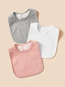 2pcs Baby Random Color Bib - Multicolor - View 1