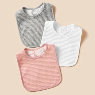 2入組嬰兒隨機色圍兜