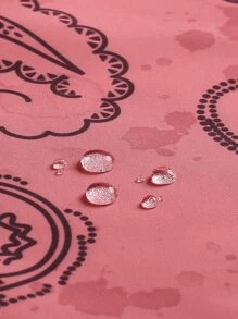 Manfinity Men Paisley Print Drawstring Waist Swim Trunks