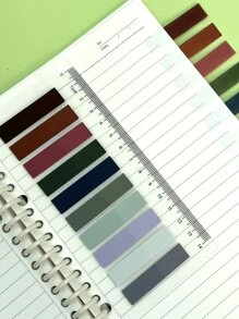 1 pieza Nota adhesiva de índice de color mixto - Multicolor - Ver 8