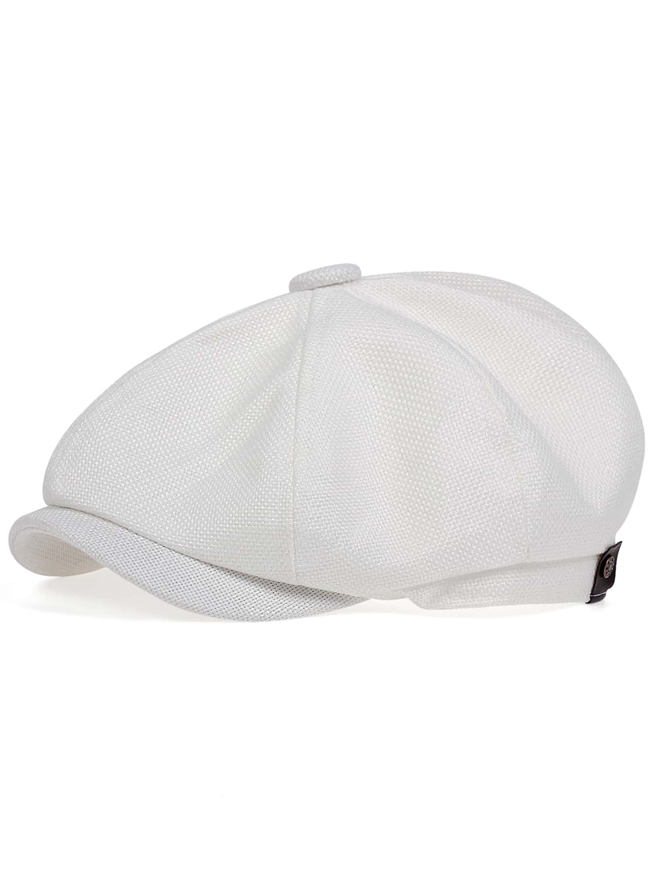 Men Solid Baker Boy Cap - View 1