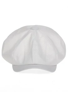 Men Solid Baker Boy Cap - View 5