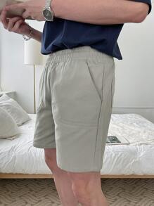 DAZY Men Slant Pocket Shorts - Khaki - View 6