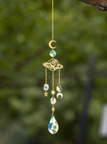 1pc Moon & Star Decor Wall Hanging - Multicolor - View 3