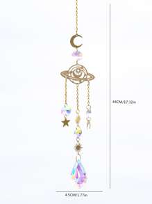 1pc Moon & Star Decor Wall Hanging - Multicolor - View 4