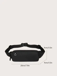 Mini Men Waist Bag - Black - View 4