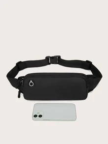 Mini Men Waist Bag - Black - View 8