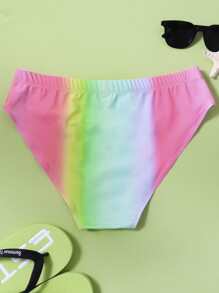 Manfinity Hombres Calzoncillo de natación de ombré - Multicolor - Ver 2