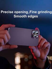 6pcs Rhinestone Decor Lens Protector Compatible With IPhone15/15Plus/15Pro/15Promax Gift For Birthday, Family, Friends Sparkling Crystal, Lens Protector, Phone Accessories