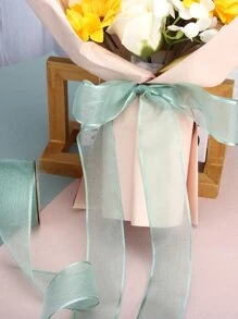 1卷素色禮品包裝絲帶