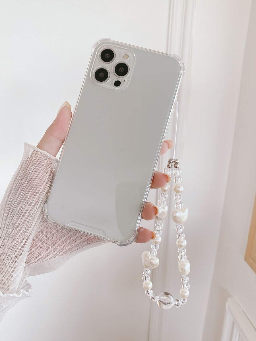 Funda de celular transparente con acollador - transparente - Ver 1