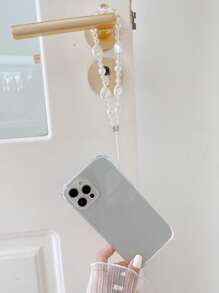 Funda de celular transparente con acollador - transparente - Ver 3