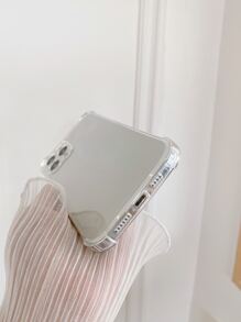 Funda de celular transparente con acollador - transparente - Ver 4