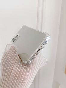 Funda de celular transparente con acollador - transparente - Ver 5