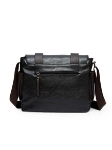 Trung học phổ thông Sinh viên Túi Sling Túi đeo vai Giải trí Cái túi Nam Dung lượng lớn Đập nhẹ Túi Vuông Làm Việc  Cặp Đối với Làm Việc  Du lịch Túi Messenger , Túi xách tay Balo Đối với Cao đẳng , Ngoài trời , Commute - màu đen - Xem 4