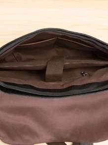 Trung học phổ thông Sinh viên Túi Sling Túi đeo vai Giải trí Cái túi Nam Dung lượng lớn Đập nhẹ Túi Vuông Làm Việc  Cặp Đối với Làm Việc  Du lịch Túi Messenger , Túi xách tay Balo Đối với Cao đẳng , Ngoài trời , Commute - màu đen - Xem 6