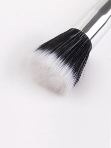 RANCAI 3pcs/Set Multi-Functional Brush + Snake Makeup Foundation Brush + Dual-Tone Powder Puff, Doesn't Absorb Powder, Expands When Wet - Black - View 4