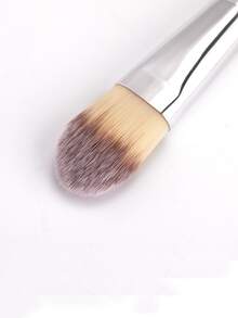 RANCAI 3pcs/Set Multi-Functional Brush + Snake Makeup Foundation Brush + Dual-Tone Powder Puff, Doesn't Absorb Powder, Expands When Wet - Black - View 5