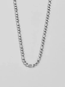 À La Mode Et Populaire 1 pièce Homme Minimaliste Collier À Chaîne , En Acier Inoxydable Bijou Pour Bijou Cadeau Et Pour A Élégant Look
