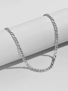 À La Mode Et Populaire 1 pièce Homme Minimaliste Collier À Chaîne , En Acier Inoxydable Bijou Pour Bijou Cadeau Et Pour A Élégant Look