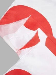 Phụ kiện đồ bơi Hoa Khăn biển - Đỏ và trắng - Xem 3