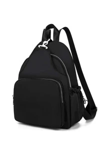 Minimalist Functional Backpack - Black - View 1
