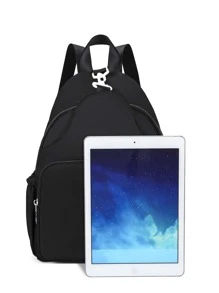 Minimalist Functional Backpack - Black - View 3