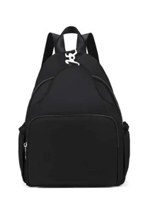 Minimalist Functional Backpack - Black - View 2