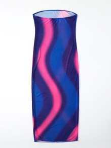 Vestido cover up con estampado - Multicolor - Ver 5