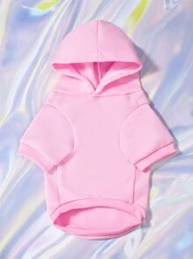 Yiyun 1入組卡通熊圖案寵物連帽衫 - 彩色 - 查看 6