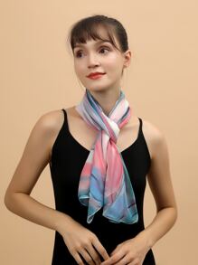 Pañuelo con estampado floral - Multicolor - Ver 4