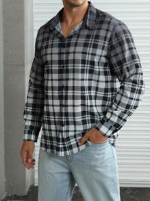 Manfinity Men Plus Plaid Print Shirt - Multicolor - View 3