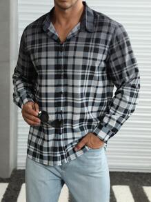 Manfinity Men Plus Plaid Print Shirt - Multicolor - View 4