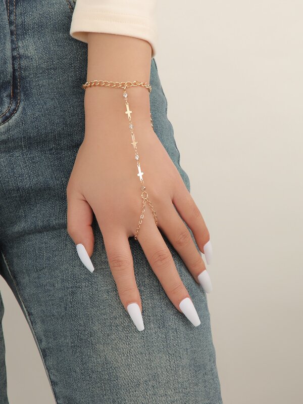 Cross Decor Mittens Bracelet SHEIN USA