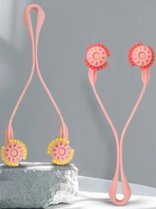 1pc Two Tone Random Pet Massage Brush - Multicolor - View 2