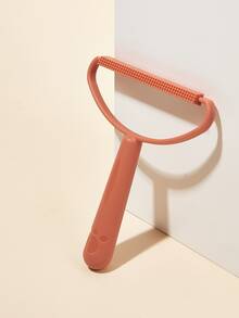 1pc Solid Color Pet Hair Cleaning Brush - Orange - View 2